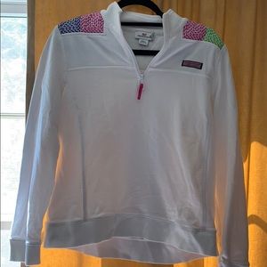 Vineyard Vines Long Sleeve Shep Shirt 1-4” zip